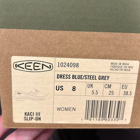 Kaci III Winter Slip-On Shoe  Dress Blue/Steel Grey - Picture 9 of 11